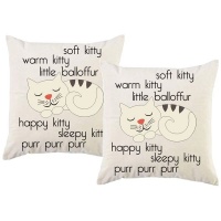 PepperSt – Scatter Cushion Cover Set – Soft Kitty Photo