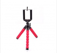 Flexible Cell Phone Tripod Red Photo