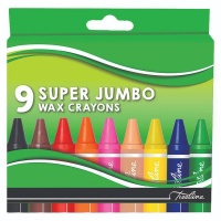Treeline Super Jumbo Wax Crayons 9 Piece Photo