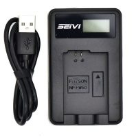 Sony Seivi LCD USB Charger for NP-FW50 Battery Photo