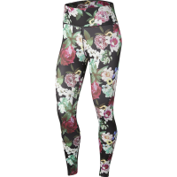 Nike Women's One Floral 7/8 Tights - Black Photo