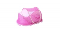 Folding Baby Mosquito Net & Sleeping Tent - Pink Photo