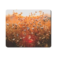 Mouse Pad - White Flower Sunset Photo
