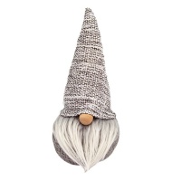 The Nordic Collection Nordic Scandinavian Grey Tomte Nisse Gnome Decoration Photo