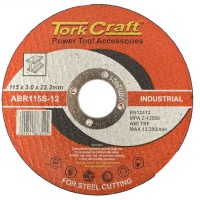 Tork Craft Cutting Disc Industrial Metal 115 X 3.0 X 22.2 Mm Photo