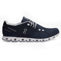 On Mens Cloud Neutral Road Running Shoes Navy White Photo
