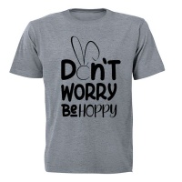 Don't Worry Be Hoppy - Easter - Adults - T-Shirt Photo