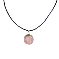 Earth Stone Collection - Polished Rose Quartz Stone Necklace Photo