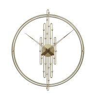 modern light luxury fashion simple creative iron clocks B Photo