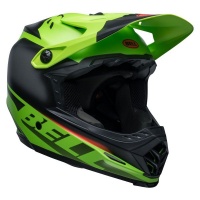 Bell Helmets BELL - Moto 9 Youth Helmet - Glory - Green/Black Photo