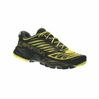 La Sportiva Akasha Trail Running Mens Shoes - Black Yellow Photo
