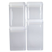 TRENDZ Large 4 Piece Airtight Food Container/Canister Set Photo