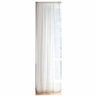 Matoc Readymade Curtain -Textured Sheer -Taped -OffWhite -265cm W x 250cm H Photo