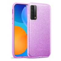 Tekron Glitter Sparkle Protective Case for Huawei P Smart -Pink Photo