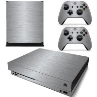 SKIN-NIT Decal Skin For Xbox One X: Brushed Steel Photo