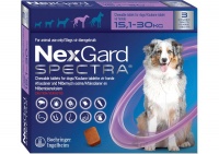 NexGard Spectra chewable tabets for dogs 15 1-30 0kg - 3 Tablets Photo