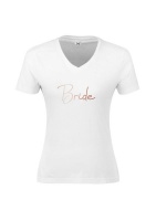 Love & Sparkles White Bride Script T-Shirt Photo