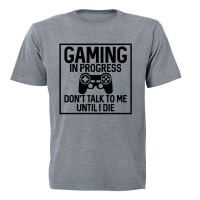 Gaming in Progress - Adults - T-Shirt Photo