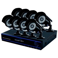 Securitymate CCTV 8 Channel HD DVR Security System Kit With 8 Cameras Black Photo
