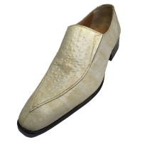 Men's Formal Hand Made Leather Shoes/Beige Photo