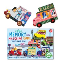 eeBoo Trucks and a Bus: Little Memory Matching Game Photo