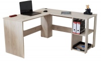 Giftbargains Home Office L-Workstation Nordic Ice Photo