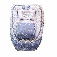 Baby Crib Lounge Bed - Blue Photo