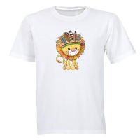 Sitting Lion - Kids T-Shirt Photo
