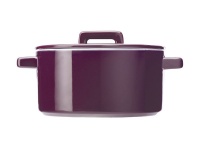 Maxwell Williams Maxwell and Williams Epicurious Round Casserole with lid 2.6L - Aubergine Photo