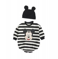 Bub2be's Long Sleeve Romper Set - Micky Mouse Photo
