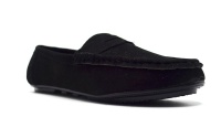 TTP Men's Suede Moccasin with Cut Out Detailed Decor on Vamp Photo