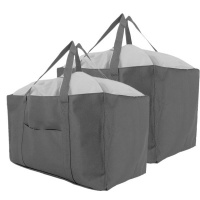 HEARTDECO Large Reusable Grocery Shopping Tote Bag 2 Piece Set Photo