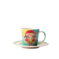 Olivia - Artist Lady Cup & Saucer Set of 4 Photo