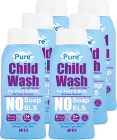 Pure Child Wash - 6 x 400ml Photo