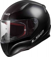 LS2 FF353 Rapid Solid Shiney Black Helmet Photo