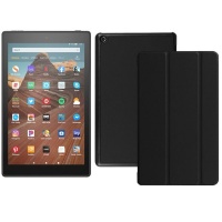 Kindle Amazon Fire HD 10 Tablet 10" 32GB WiFi Black Cover Bundle Photo
