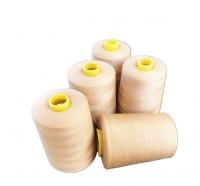 Huansui 5 x 2500m Spools All Purpose Sewing Cotton Thread Reel - Beige Photo