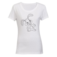 Happy Easter Bunny - Ladies - T-Shirt Photo