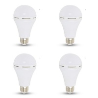 Dr Light Drlight 4 piecess Load Shedding LED 18W Rechargeable Bulb E27 Screw 6500k Photo