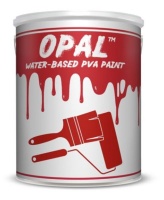 Deco Opal Water Based PVA Interior and Exterior Paint White - 5L Photo