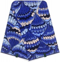 Vlisco Hollandaise Wax-Sea Shells Ankara Fabric Photo