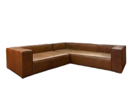 Spitfire Furniture Armstrong L-Shaped Leather Sofa - Brown Photo