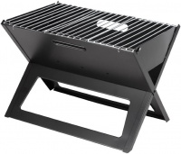 Portable Folding Charcoal BBQ Braai Grill Stand with Stainless Steel Grill Photo