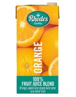 Rhodes 100% Fruit Juice Orange 6 x 1 LT Photo