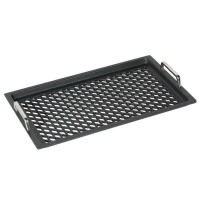 AMT Gastroguss Perforated BBQ Grill Tray With Handles 32.5 x 53cm Photo