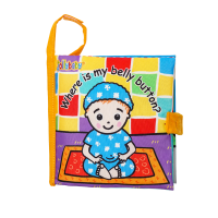 Jollybaby Soft Educational Cloth Book - Where is my belly button? Photo
