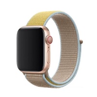 Apple GetGo 42/44mm Premium Two-Tone Nylon Watch Strap - Pomegranate Photo