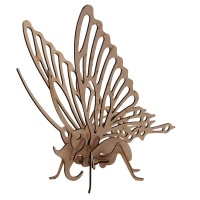 Wow We - 3D Wooden Model Insects Sitting Butterfly Photo