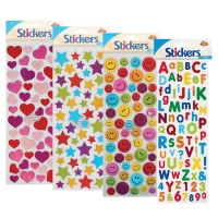 Bulk Pack x 8 Laser Stickers Assorted Photo