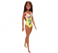Barbie Beach Doll Brunette Wearing Swimsuit for Kids 3 to 7 Years Old Photo